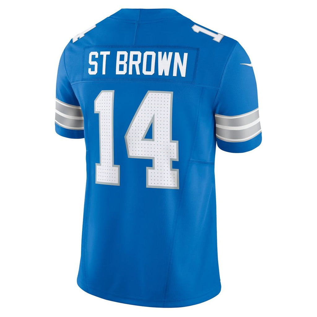 Amon-Ra St. Brown Detroit Lions Blue Vapor F.U.S.E. Limited Jersey