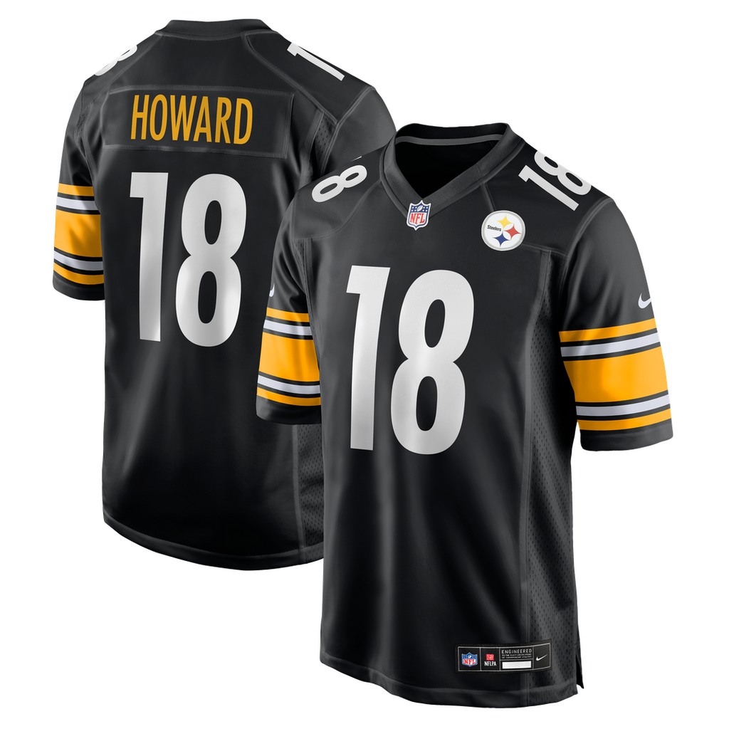 Will Howard Pittsburgh Steelers Black Team Game Jersey