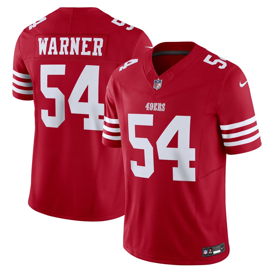 Fred Warner San Francisco 49ers Scarlet Vapor F.U.S.E. Limited Jersey