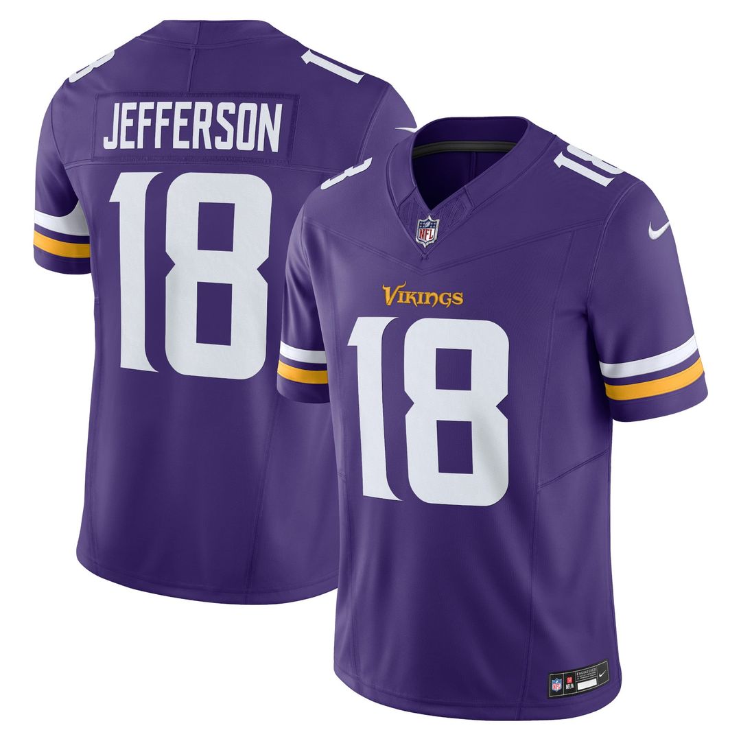 Justin Jefferson Minnesota Vikings Purple Vapor F.U.S.E. Limited Jersey