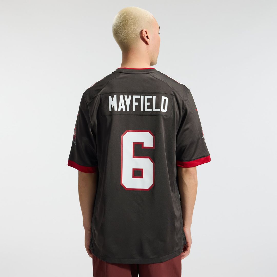 Baker Mayfield Tampa Bay Buccaneers Pewter Alternate Game Player Jersey