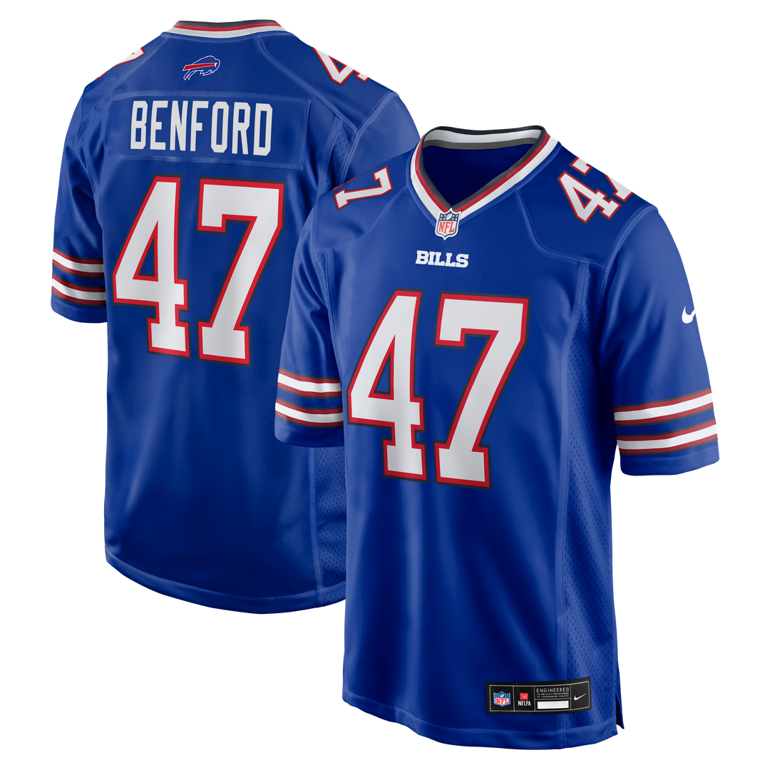 Christian Benford Buffalo Bills Royal Game Jersey