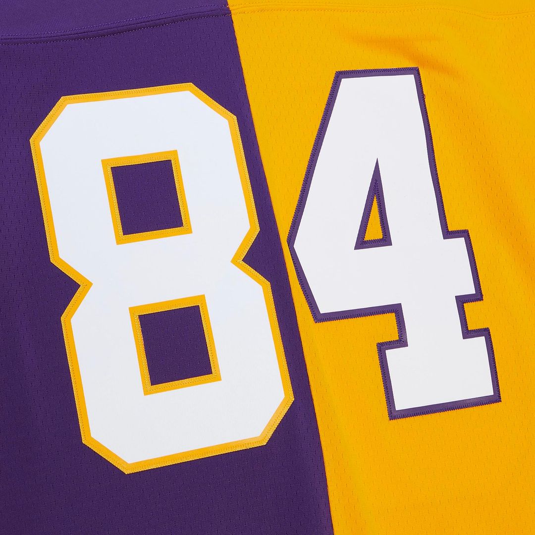 Randy Moss Minnesota Vikings Purple/Gold 1998 Split Legacy Replica Jersey