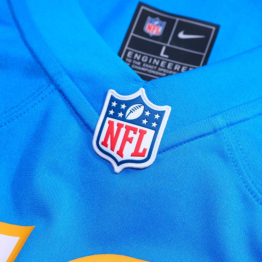 Junior Colson Los Angeles Chargers Powder Blue Team Game Jersey