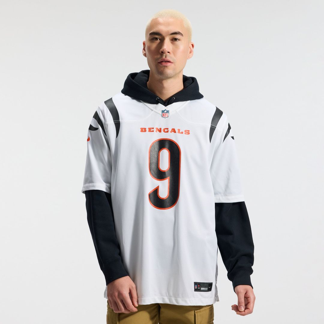 Joe Burrow Cincinnati Bengals White Game Jersey