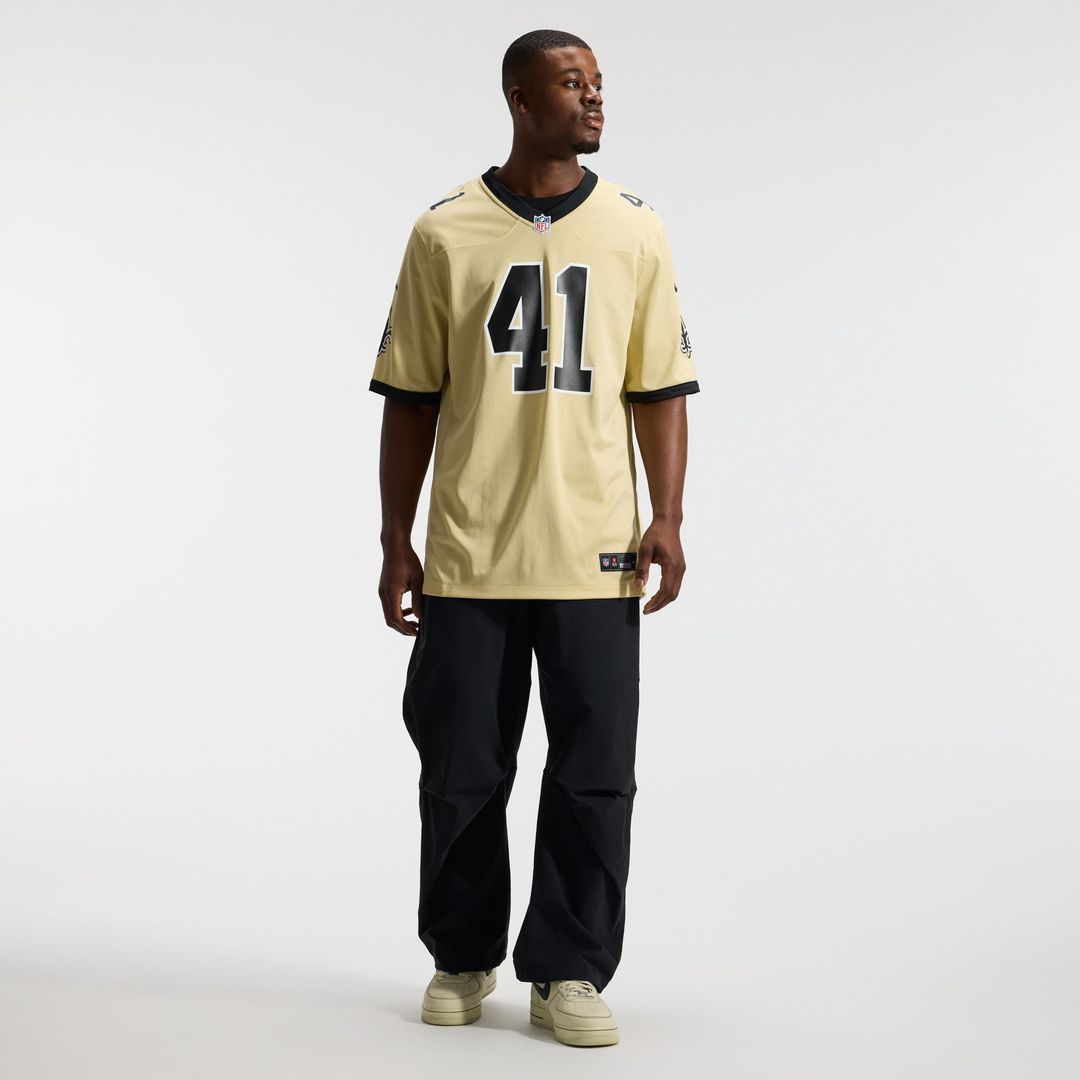 Alvin Kamara New Orleans Saints White Alternate Game Jersey