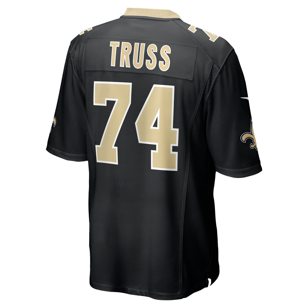 Xavier Truss New Orleans Saints Black Team Game Jersey