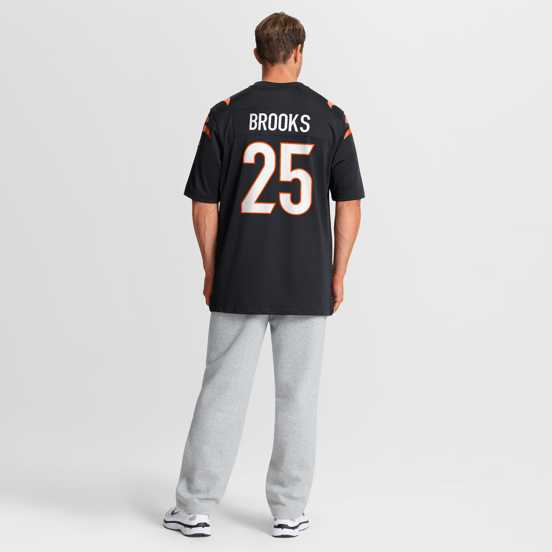 Tahj Brooks Cincinnati Bengals Black Team Game Jersey