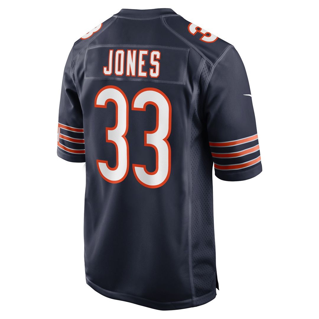 Jaylon Jones Chicago Bears Navy Team Game Jersey