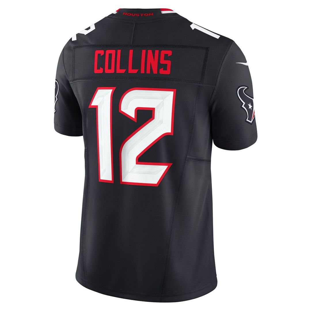 Nico Collins Houston Texans Navy Team Vapor F.U.S.E. Limited Jersey