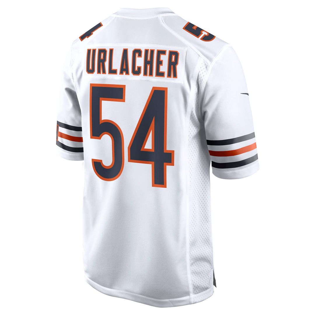 Brian Urlacher Chicago Bears White Retired Player Game Jersey