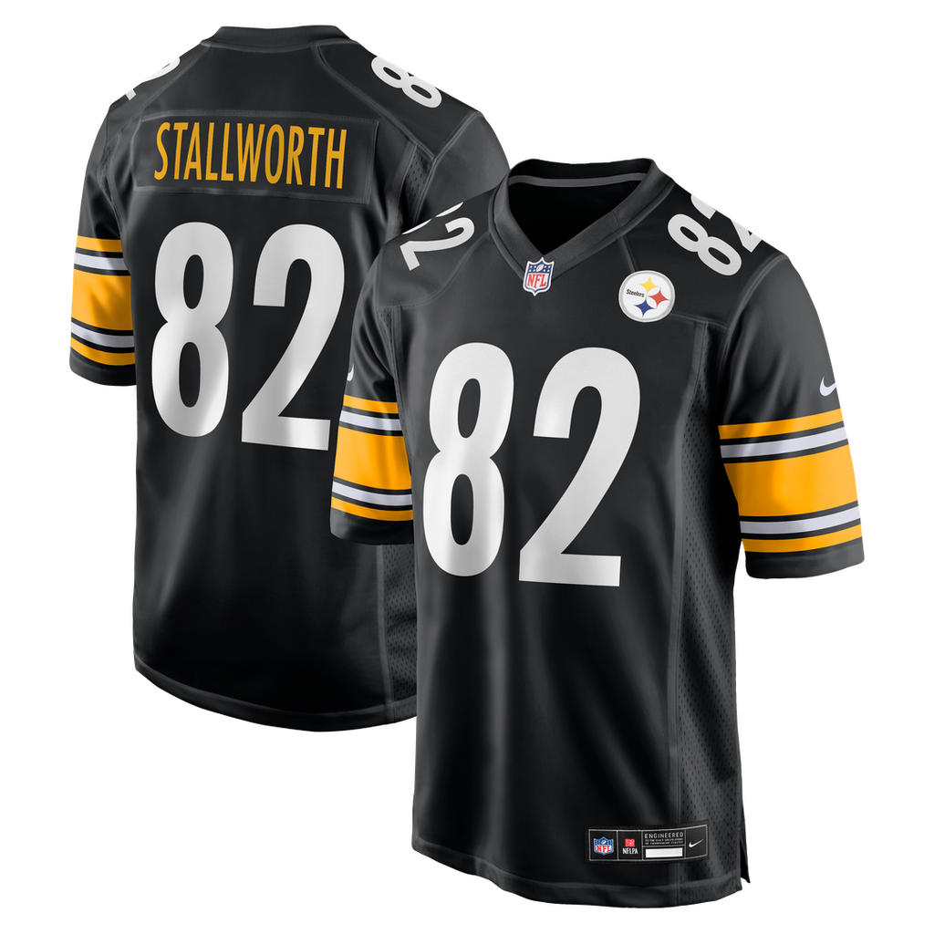 John Stallworth Pittsburgh Steelers Black Retired Player Jersey