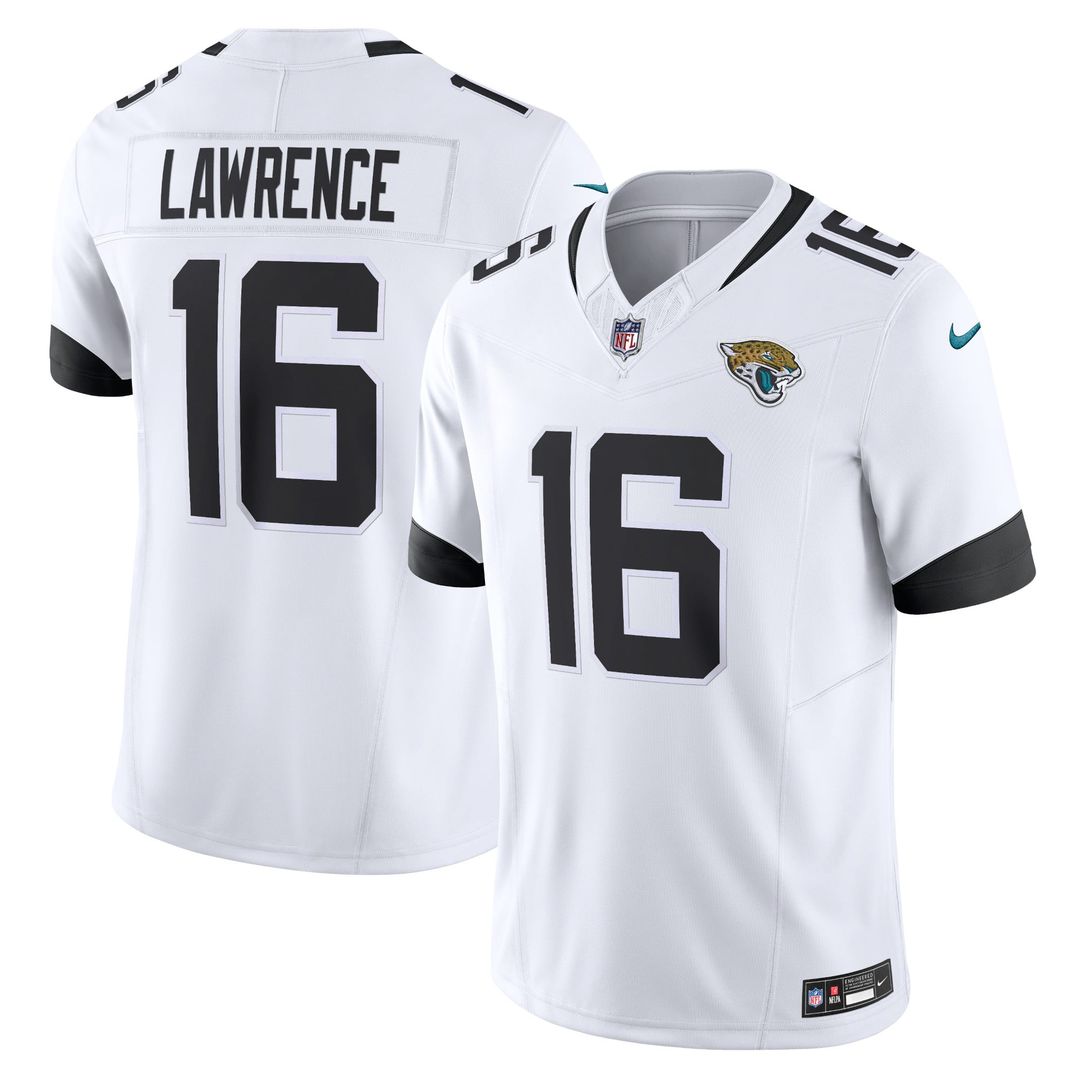 Trevor Lawrence Jacksonville Jaguars White Vapor F.U.S.E. Limited Jersey