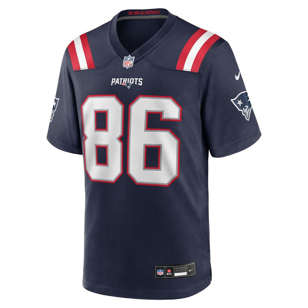 Efton Chism III New England Patriots Navy Team Game Jersey