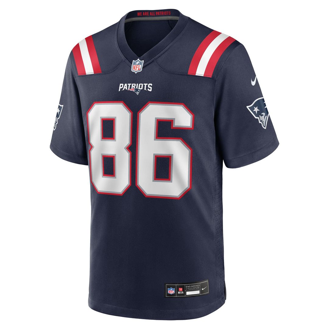 Efton Chism III New England Patriots Navy Team Game Jersey