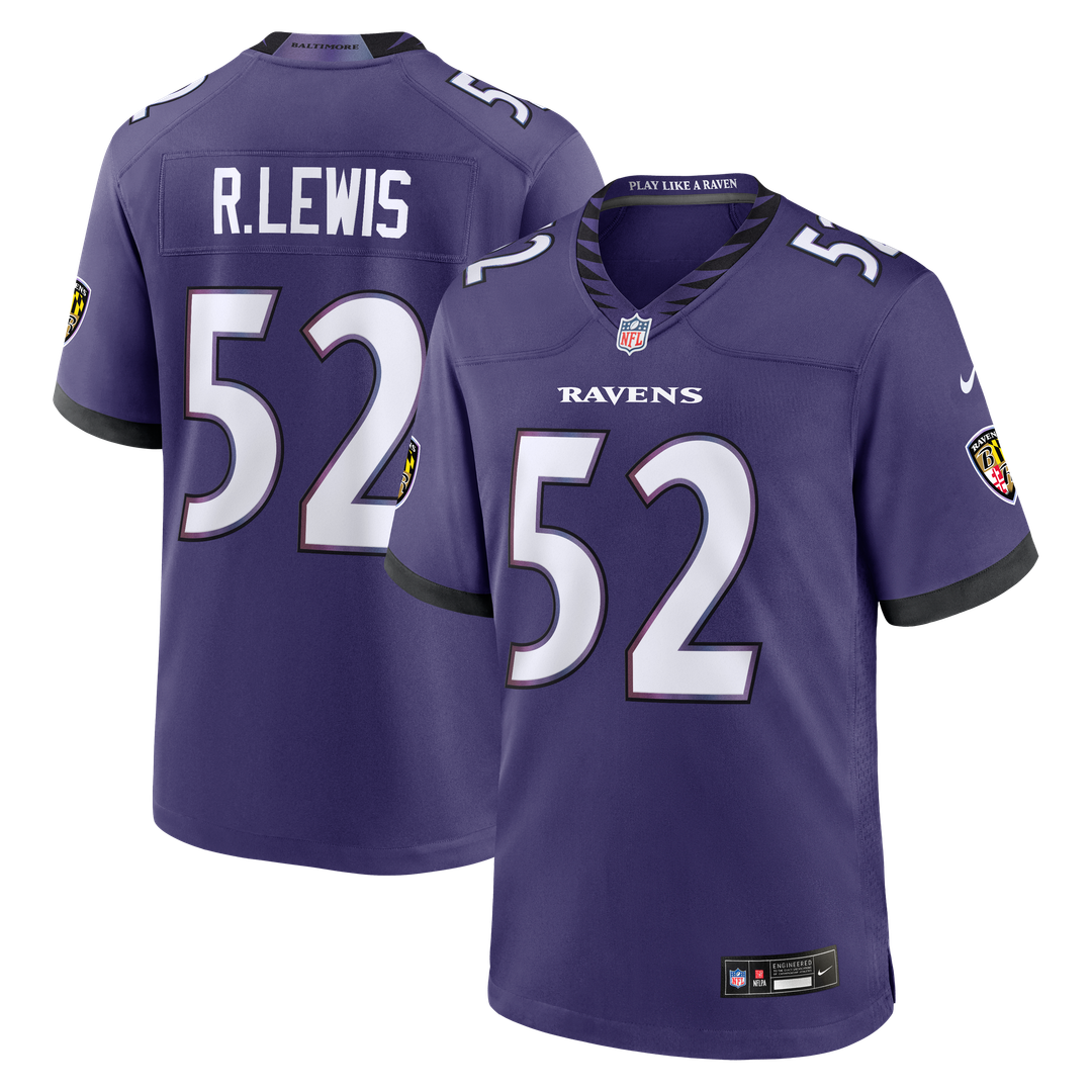 Ray Lewis Baltimore Ravens Purple Team Retired Player Game Jersey