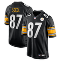 Matt Sokol Pittsburgh Steelers Black Team Game Jersey