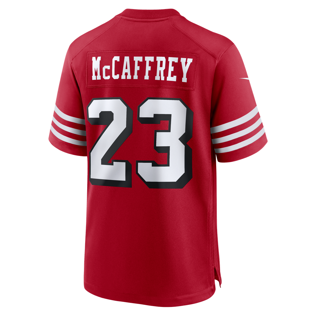 Christian McCaffrey San Francisco 49ers Scarlet Alternate Game Player Jersey