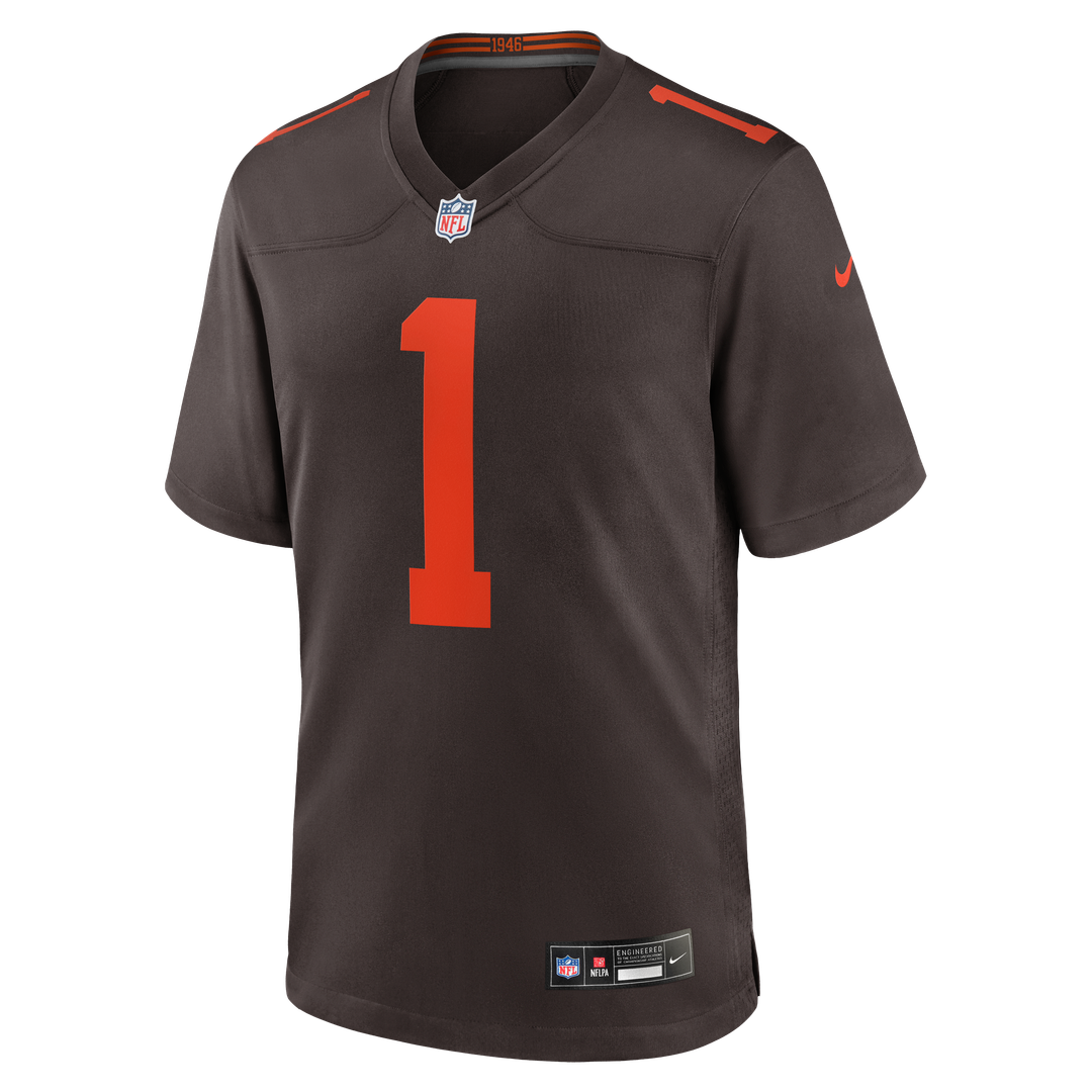KC Concepcion Jr. Cleveland Browns Brown Alternate Game Jersey