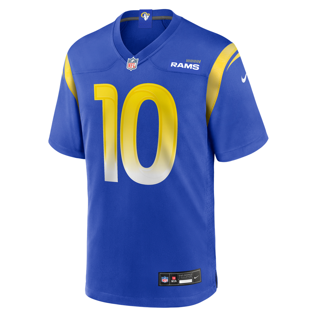 Britain Covey Los Angeles Rams Royal Team Game Jersey