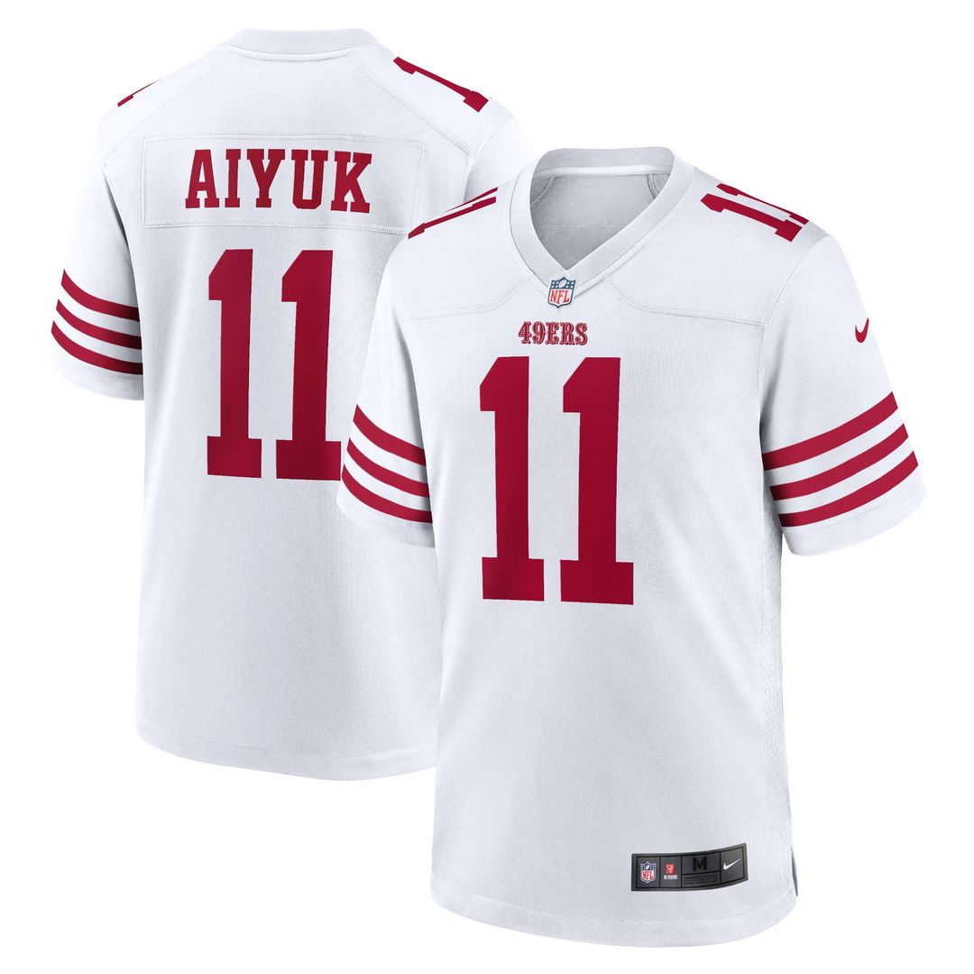 Brandon Aiyuk San Francisco 49ers Scarlet Game Player Jersey
