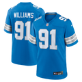 Tyleik Williams Detroit Lions Blue Team Game Jersey