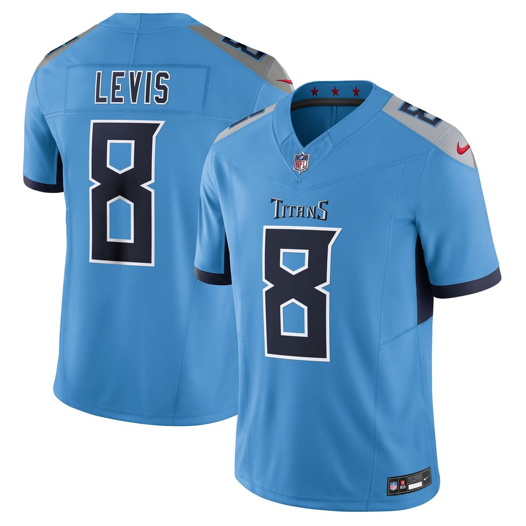 Will Levis Tennessee Titans Light Blue Alternate Vapor F.U.S.E. Limited Jersey