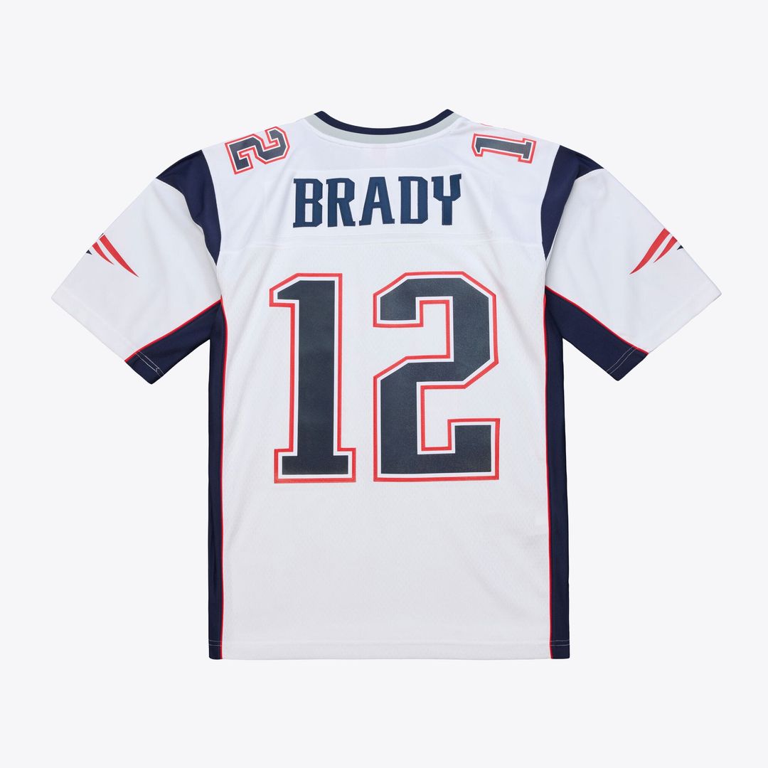 Tom Brady New England Patriots White 2000 Legacy Replica Jersey