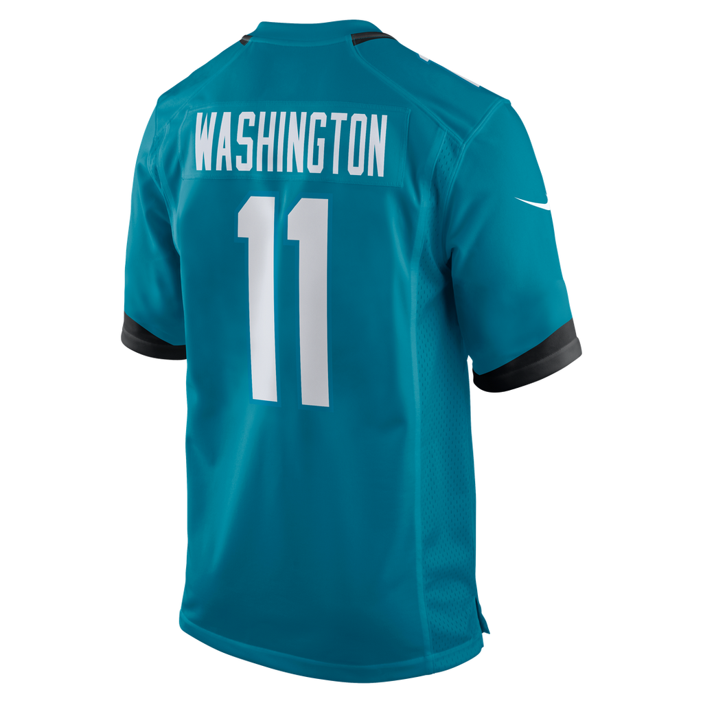 Parker Washington Jacksonville Jaguars Teal Team Game Jersey