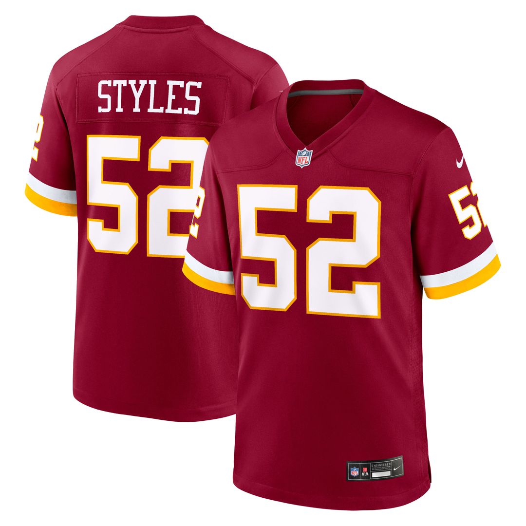 Sonny Styles Washington Commanders Black Game Player Jersey