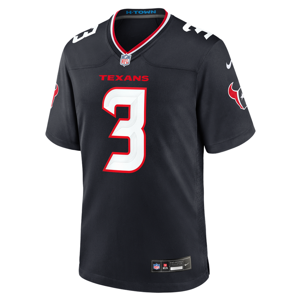 Kamari Lassiter Houston Texans Navy Team Game Jersey