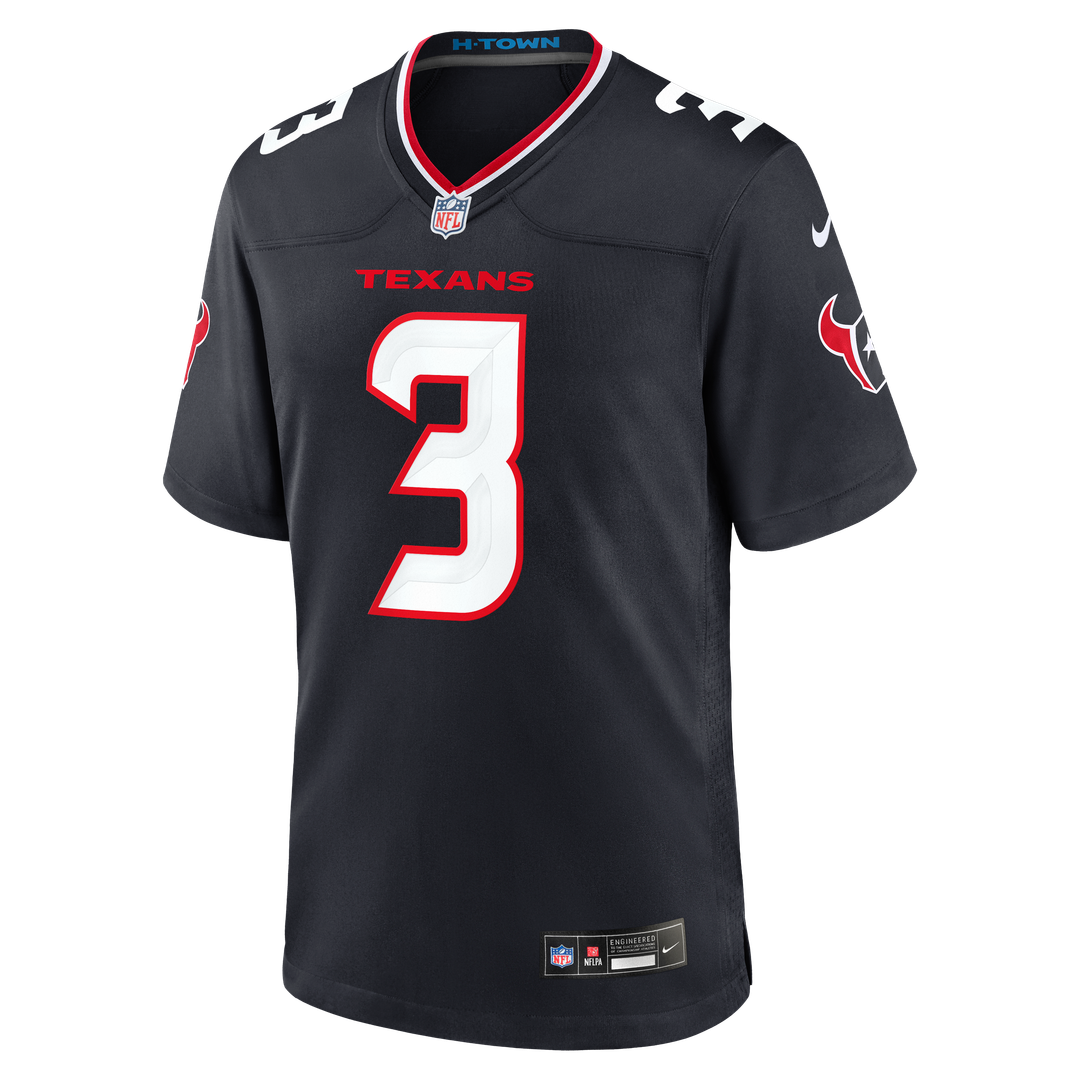 Kamari Lassiter Houston Texans Navy Team Game Jersey