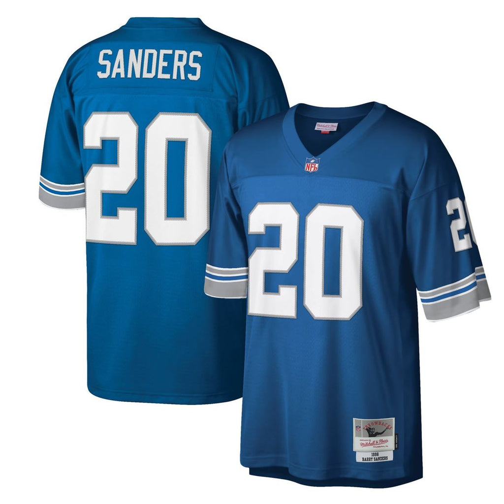 Barry Sanders Detroit Lions Blue Legacy Replica Jersey