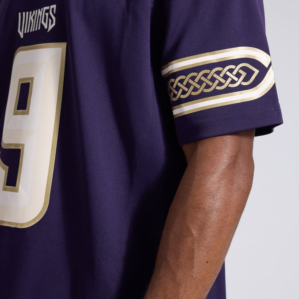 J.J. McCarthy Minnesota Vikings Purple 2026 Rivalries Collection Stitched Limited Jersey
