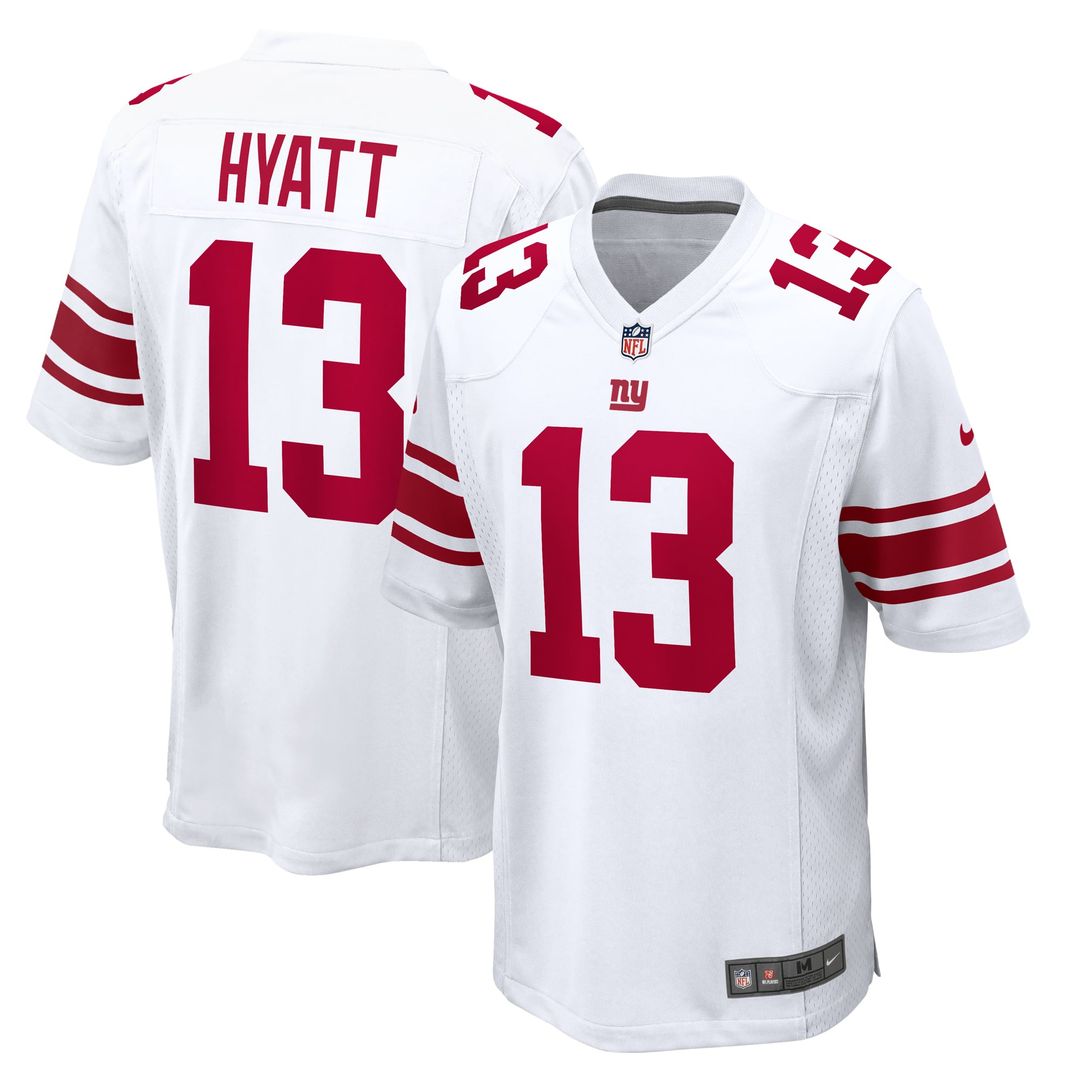Jalin Hyatt New York Giants White Game Jersey