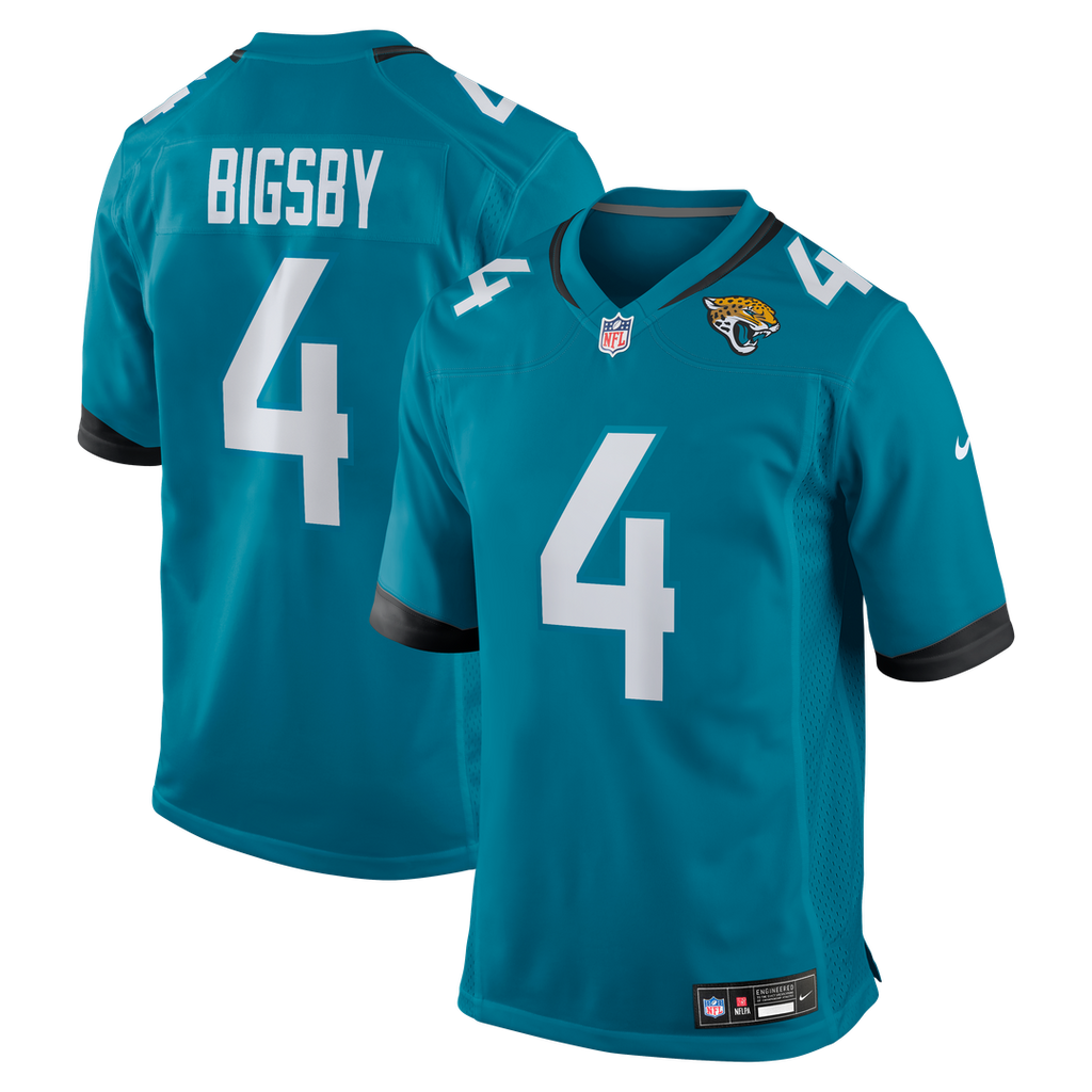 Tank Bigsby Jacksonville Jaguars Teal Game Jersey