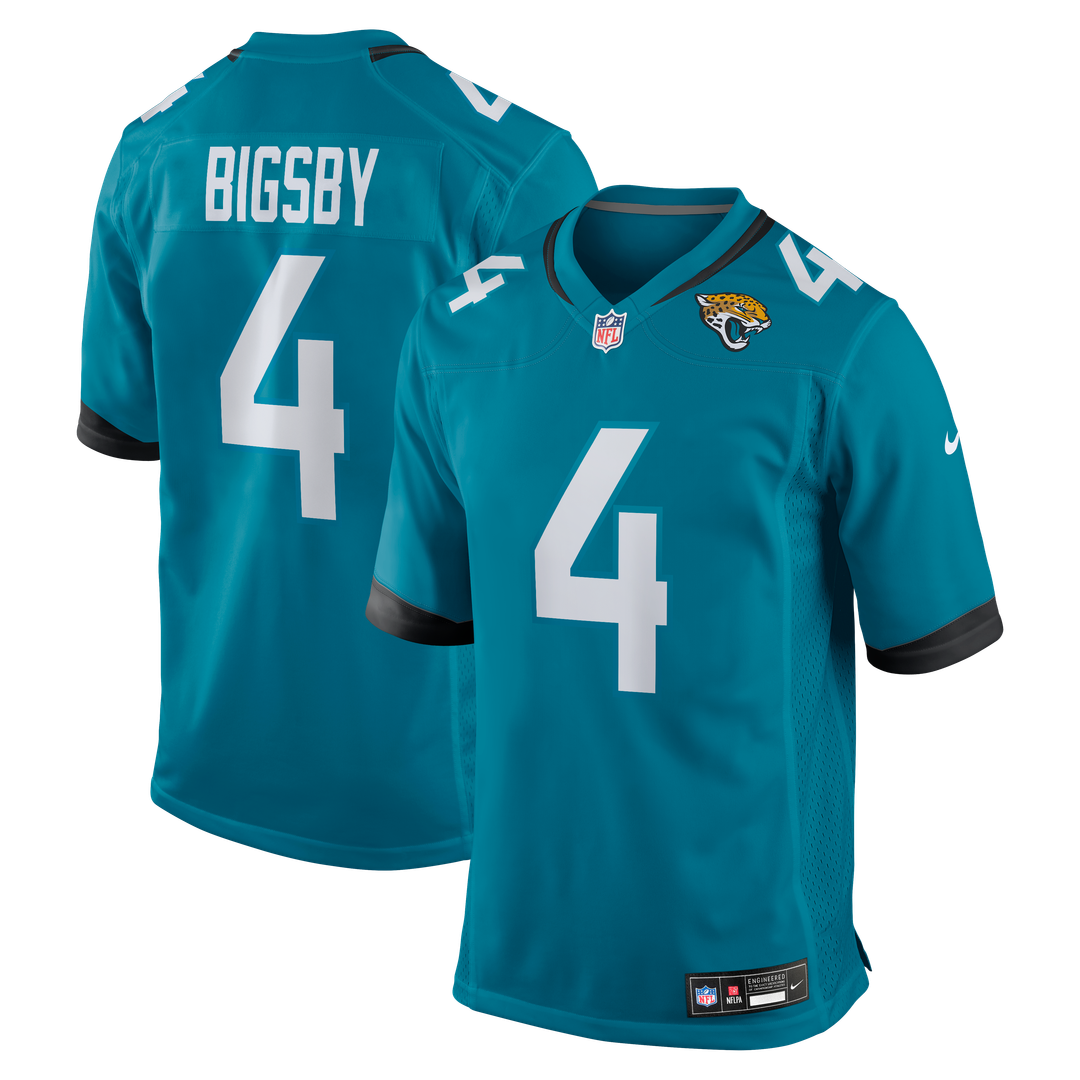 Tank Bigsby Jacksonville Jaguars Teal Game Jersey
