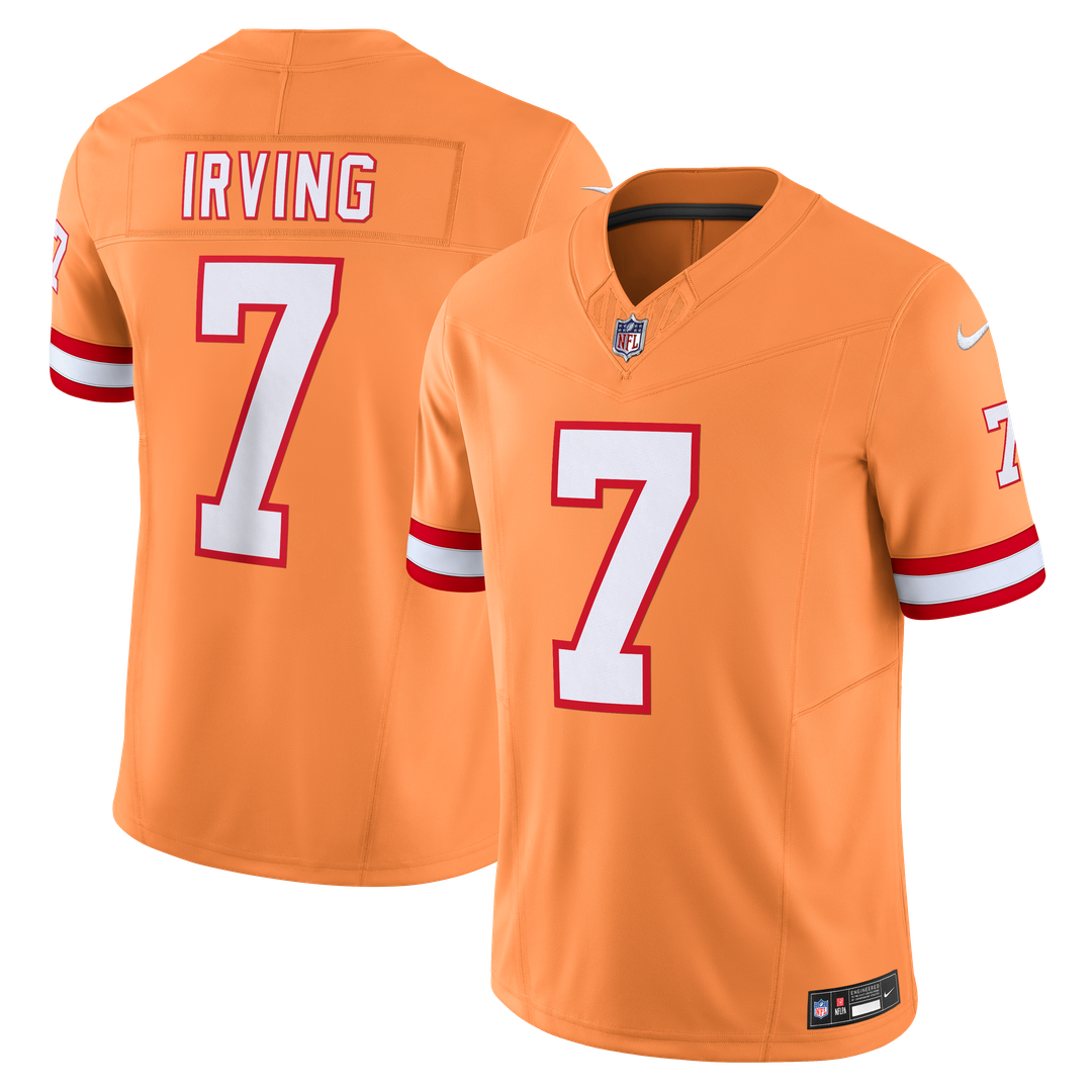Bucky Irving Tampa Bay Buccaneers Orange Alternate 2 Throwback Vapor F.U.S.E. Limited Jersey