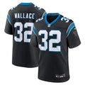 Trevin Wallace Carolina Panthers Black Team Game Jersey
