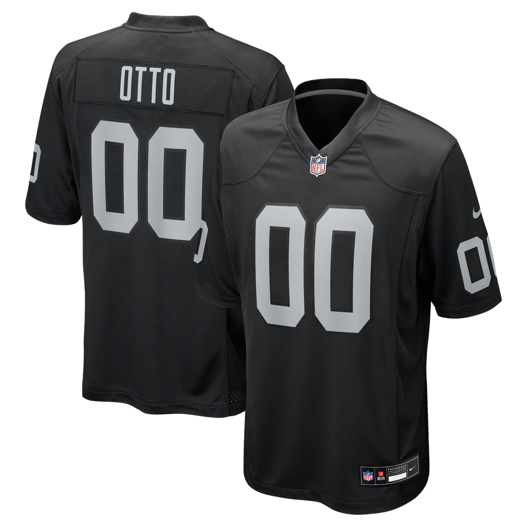 Jim Otto Las Vegas Raiders Black Game Retired Player Jersey