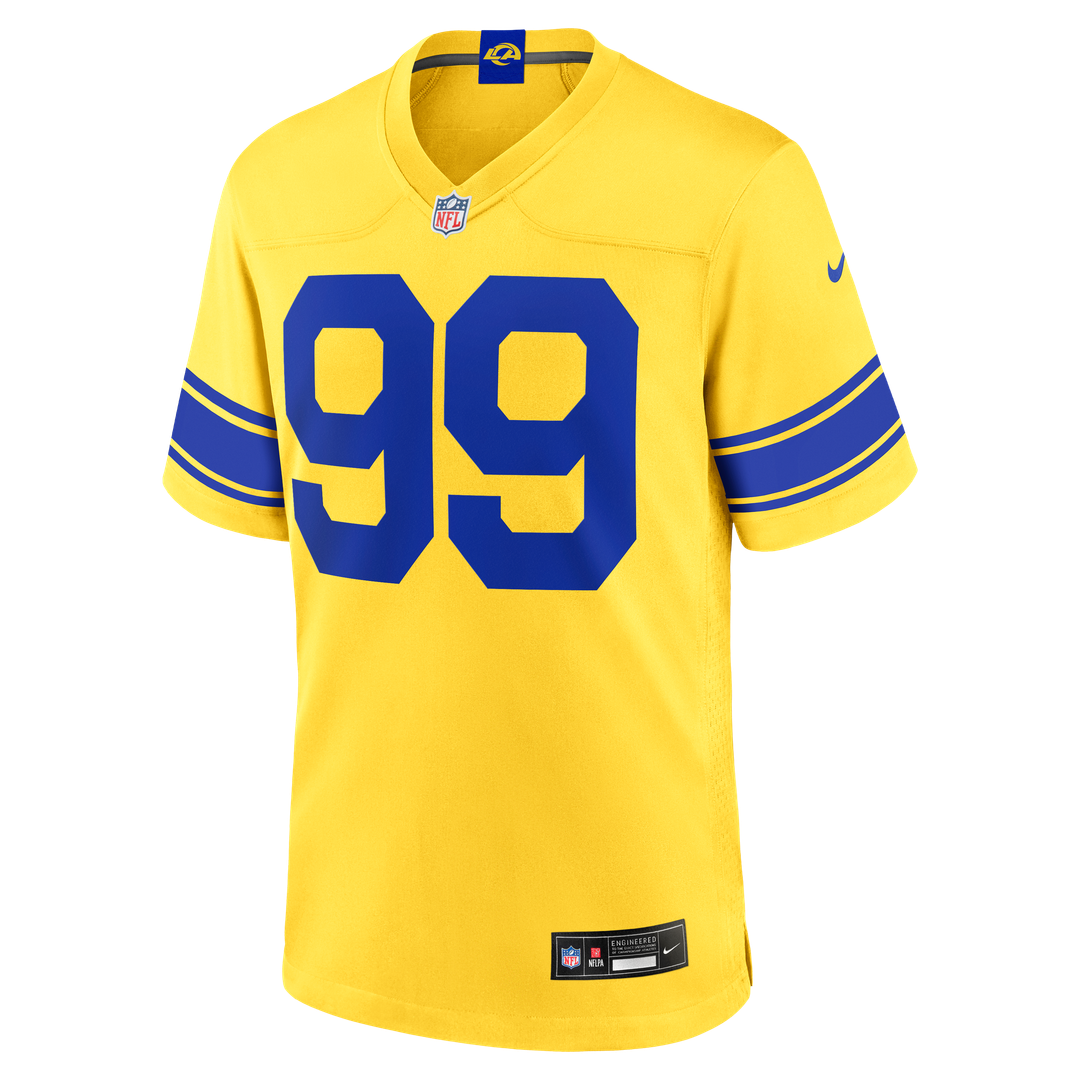 Aaron Donald Los Angeles Rams White Game Jersey