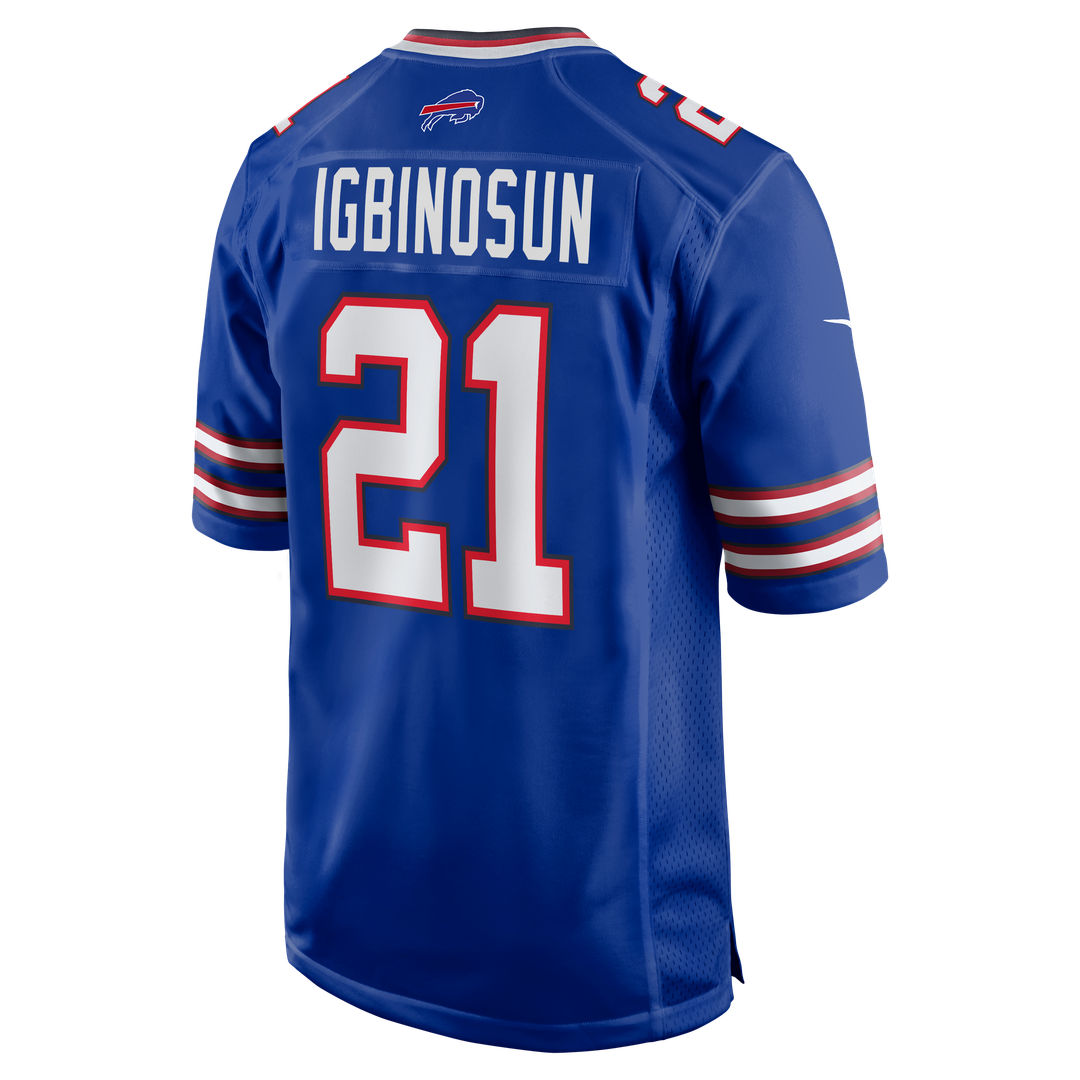 Davison Igbinosun Buffalo Bills Royal Team Game Jersey