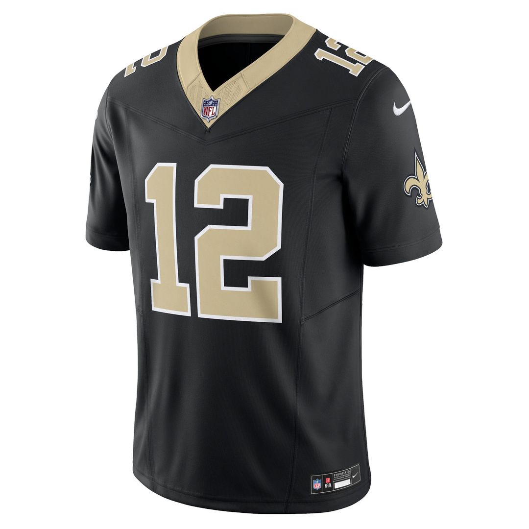 Chris Olave New Orleans Saints Black Vapor F.U.S.E. Limited Jersey